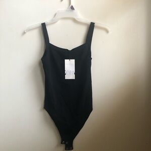 Zara Elegant Black Bodysuit